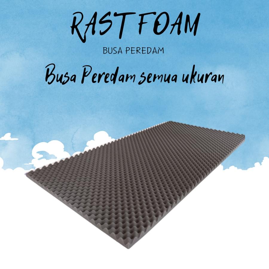 Busa Peredam Suara Ruangan Lembaran dinding Kedap Telur Pyramid - 100x50x4, Busa Telur